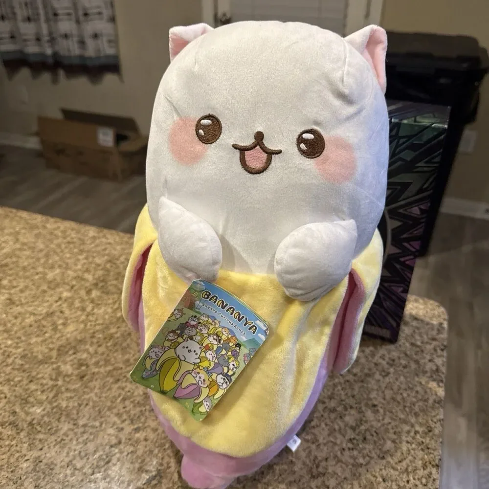 Bananya Baby Plush 8-inch Toy Kitten Banana Peel Toy Factory
